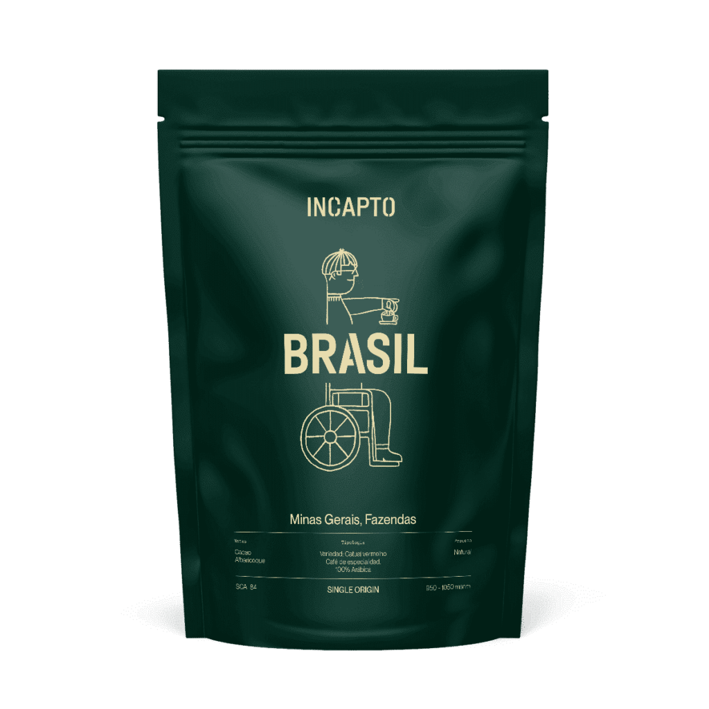 Café en grano de Brasil (1KG) 125 cafés